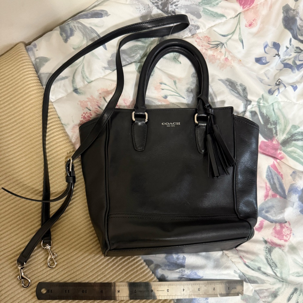 COACH Legacy Mini Black Tanner Handbag - Picture 10 of 10